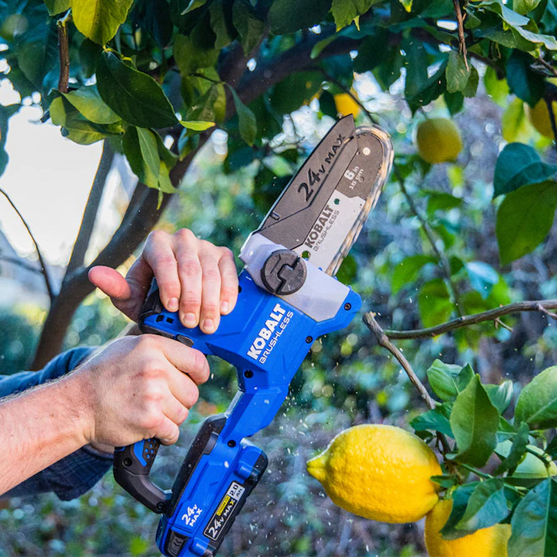 24-Volt 6-In Battery Chainsaw Battery Not Included Charger Not Included