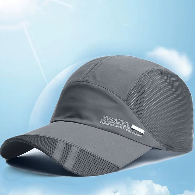 Fashion Breathable Mens and Womens Hip Hop Hats Mesh Neutral Casual Adjustable Baseball Casual Sunshade Fashionable Cap