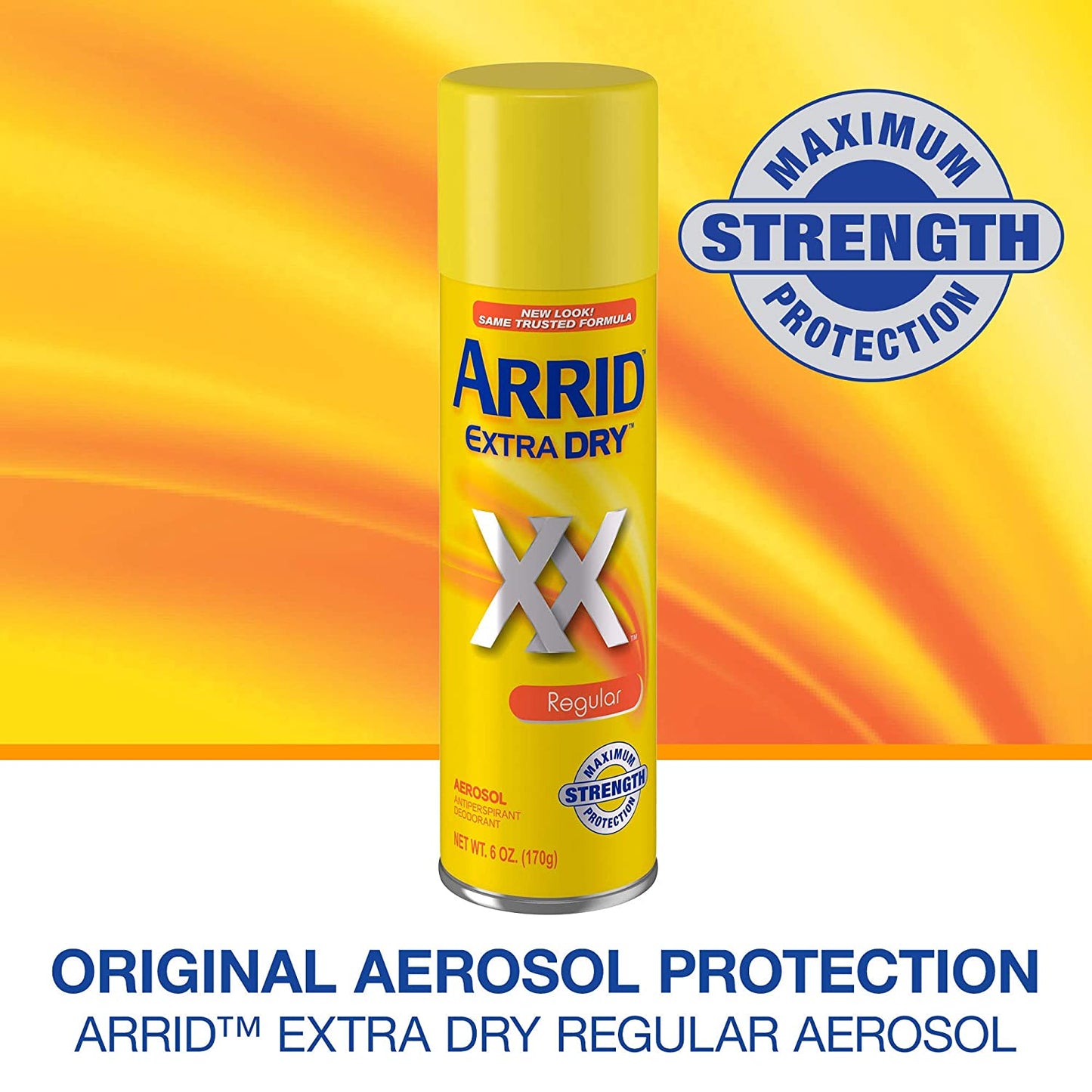 3 Pack -  Extra Dry Anti-Perspirant Deodorant Spray Regular 6 Oz Each