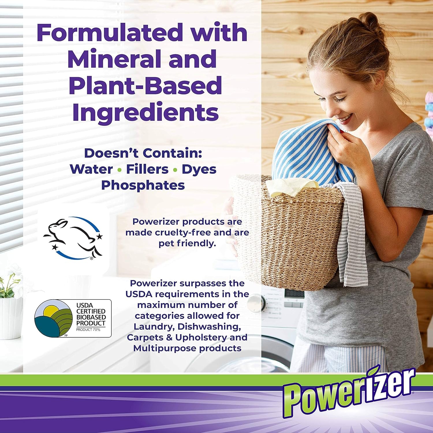 Complete Laundry Powder Detergent & Multipurpose Cleaner | 6.5 Lb | 294 Scoops | Plant-Based Concentrated Laundry Soap & Dishwasher Concentrate