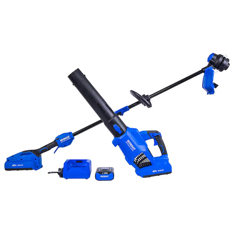 Gen4 40-Volt Cordless Battery String Trimmer and Leaf Blower and 4.0 Ah (Battery Included) (Charger Included)