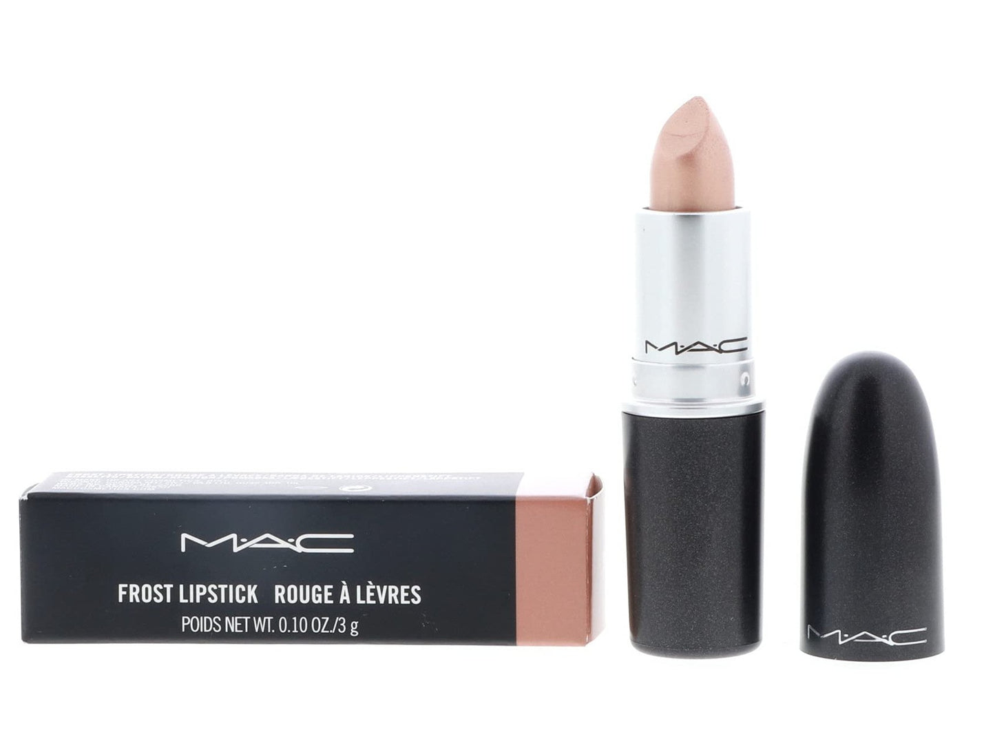 Mac Lipstick Gel Frost Metallic Beige 0.11 Ounce Sheer Colour for Lips