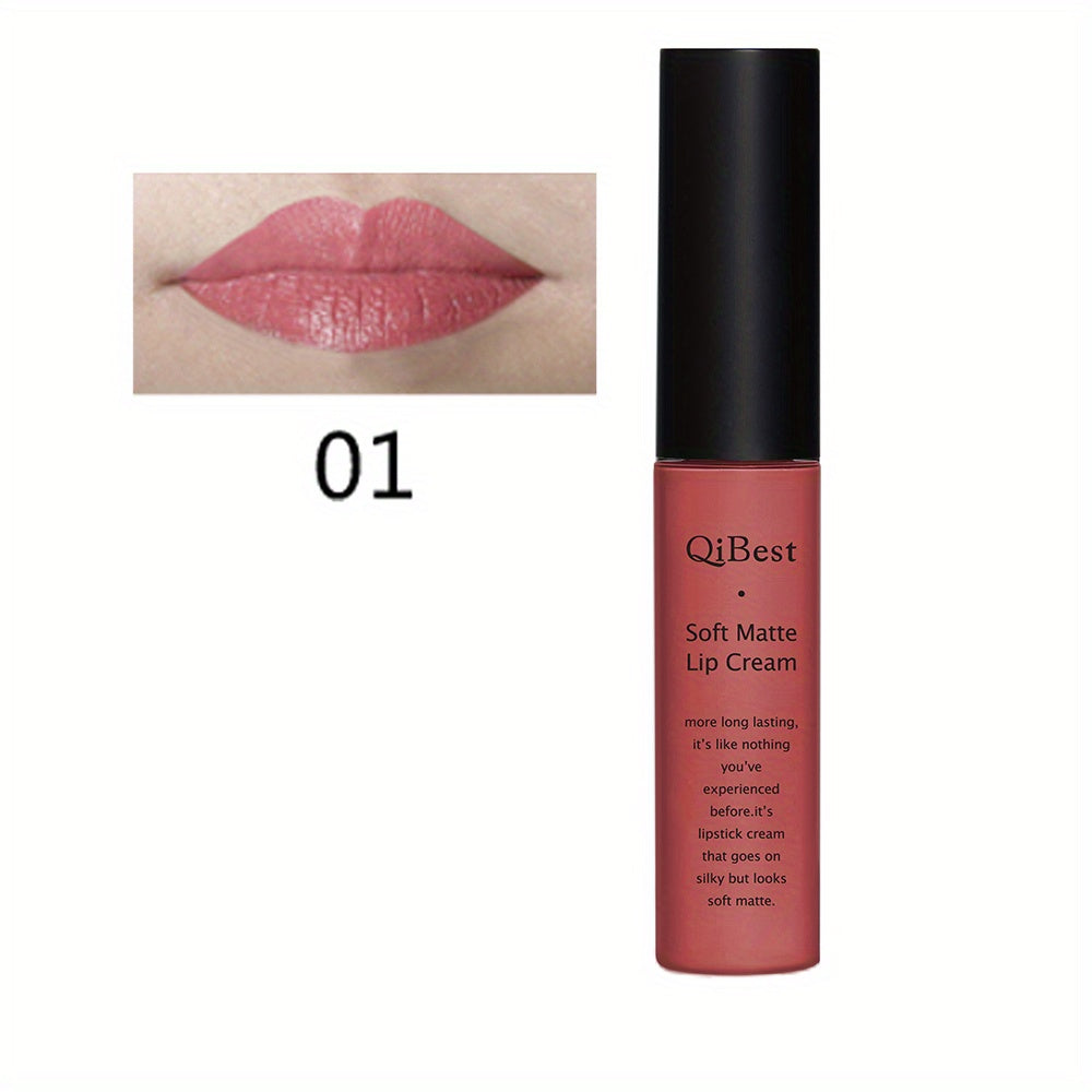 Matte Velvet Lip Glaze, Waterproof Long Lasting Not Easy To Decolor Lip Gloss, Silky Smooth Plumping Lipstick ( 20 Colors ) Valentine's Day Gifts