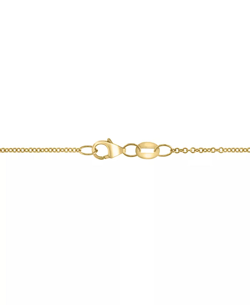 EFFY® Diamond Five Flower 18" Collar Necklace (1-3/8 Ct. T.W.) in 14K Gold