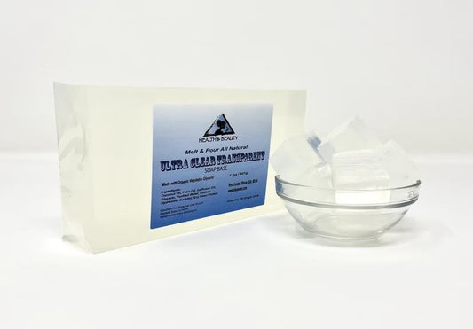 ULTRA CLEAR TRANSPARENT ORGANIC GLYCERIN MELT & POUR SOAP BASE 100% PURE by 2 L