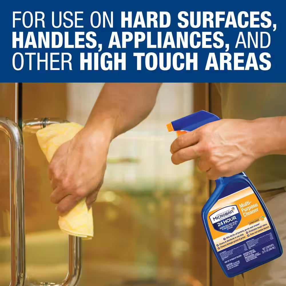 32 Oz. Citrus Scent 24 Hour All Purpose Cleaner Spray 6 Pack