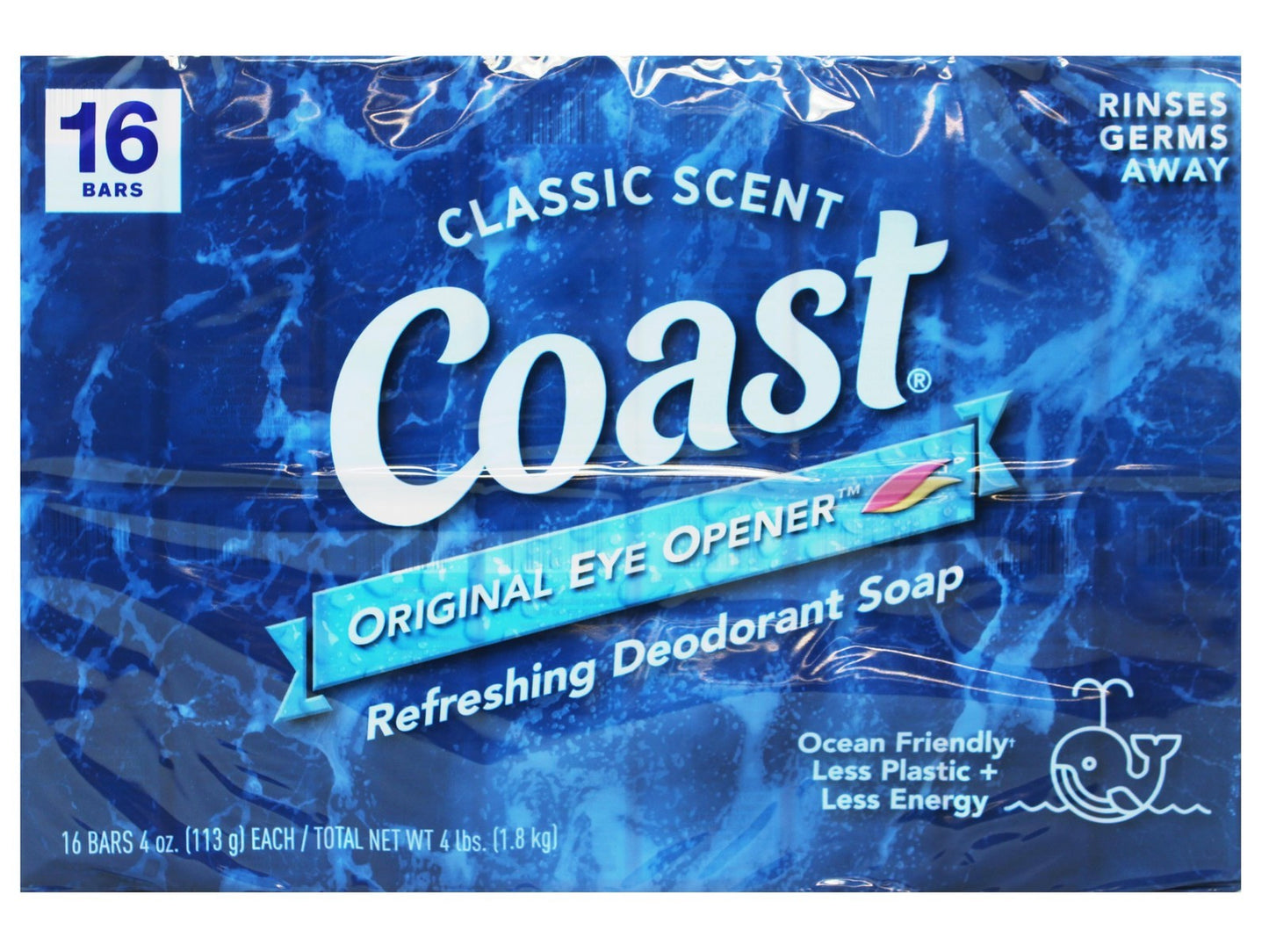 2 Pack - Refreshing Deodorant Soap - Bar Soap with Thick Rich Lather - Clean Ri