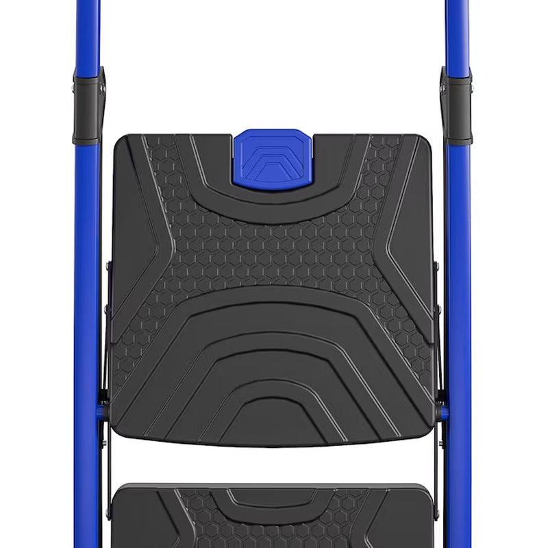 2 -Step 300-Lb Capacity Steel Foldable Step Stool