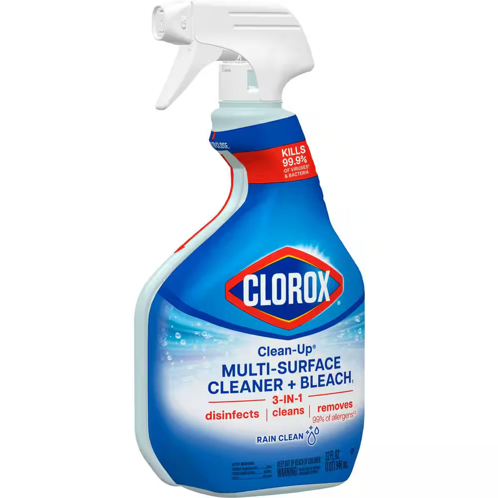 Clean-Up 32 Oz. Rain Clean Scent All-Purpose Cleaner with Bleach Spray (6-Pack)