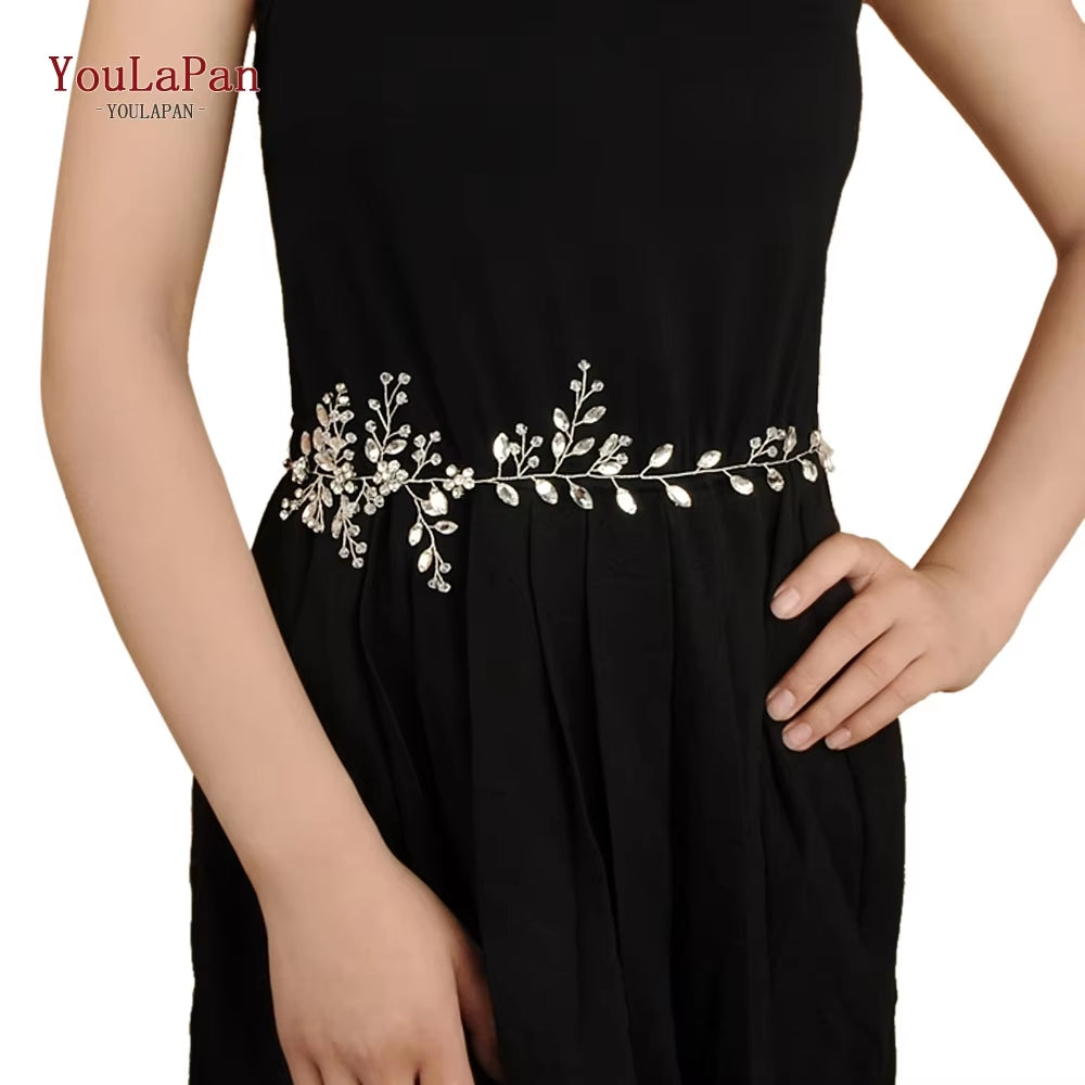 Wedding Belt Rhinestone Wedding Dress Sash Belt Crystal Wedding Belt Thin Belts Wedding Accessories Bridal Belts SH65
