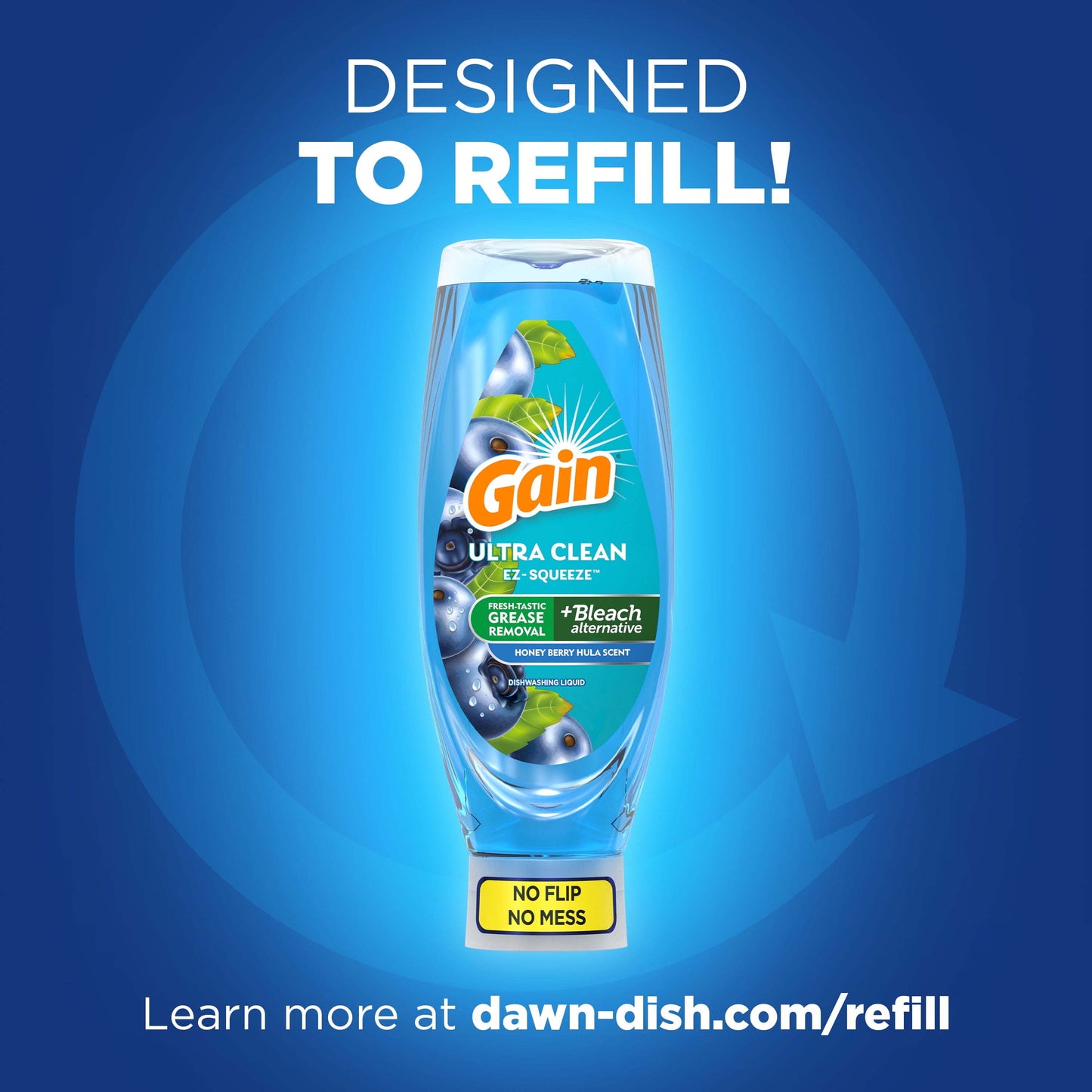 Ez-Squeeze Dishwashing Liquid Dish Soap, Honeyberry Hula, 14.7 Fl Oz