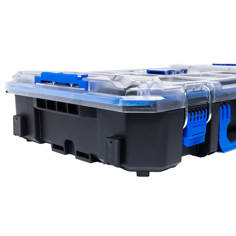 CASESTACK 14-In W X 21-In H X 5.1-In D Black Plastic Tool Box