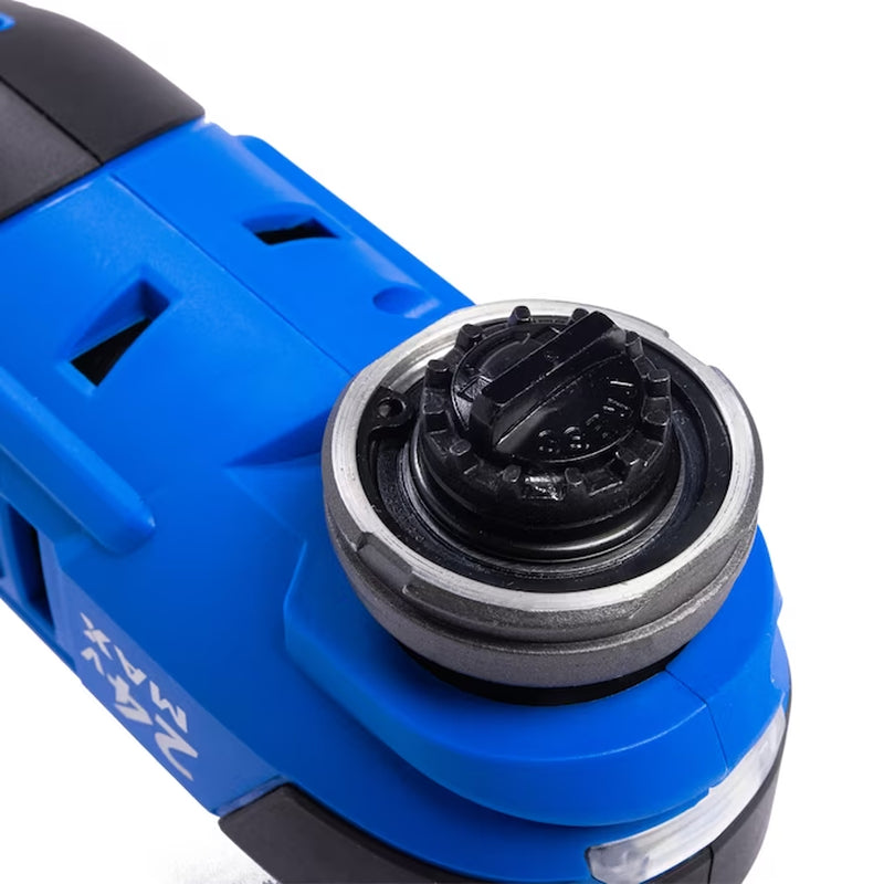 24-Volt Cordless Brushless Variable Speed 17 -Piece Oscillating Multi-Tool with Soft Case