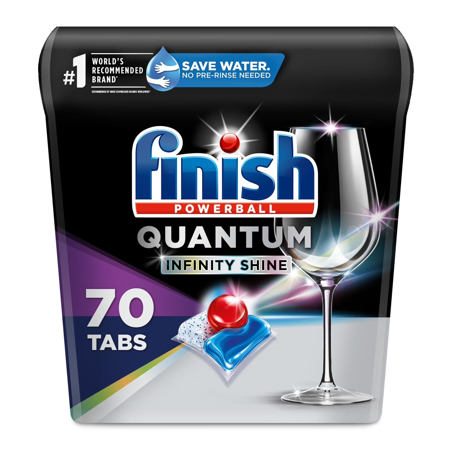 Quantum Infinity Shine 70Ct, Dishwasher Detergent Tabs