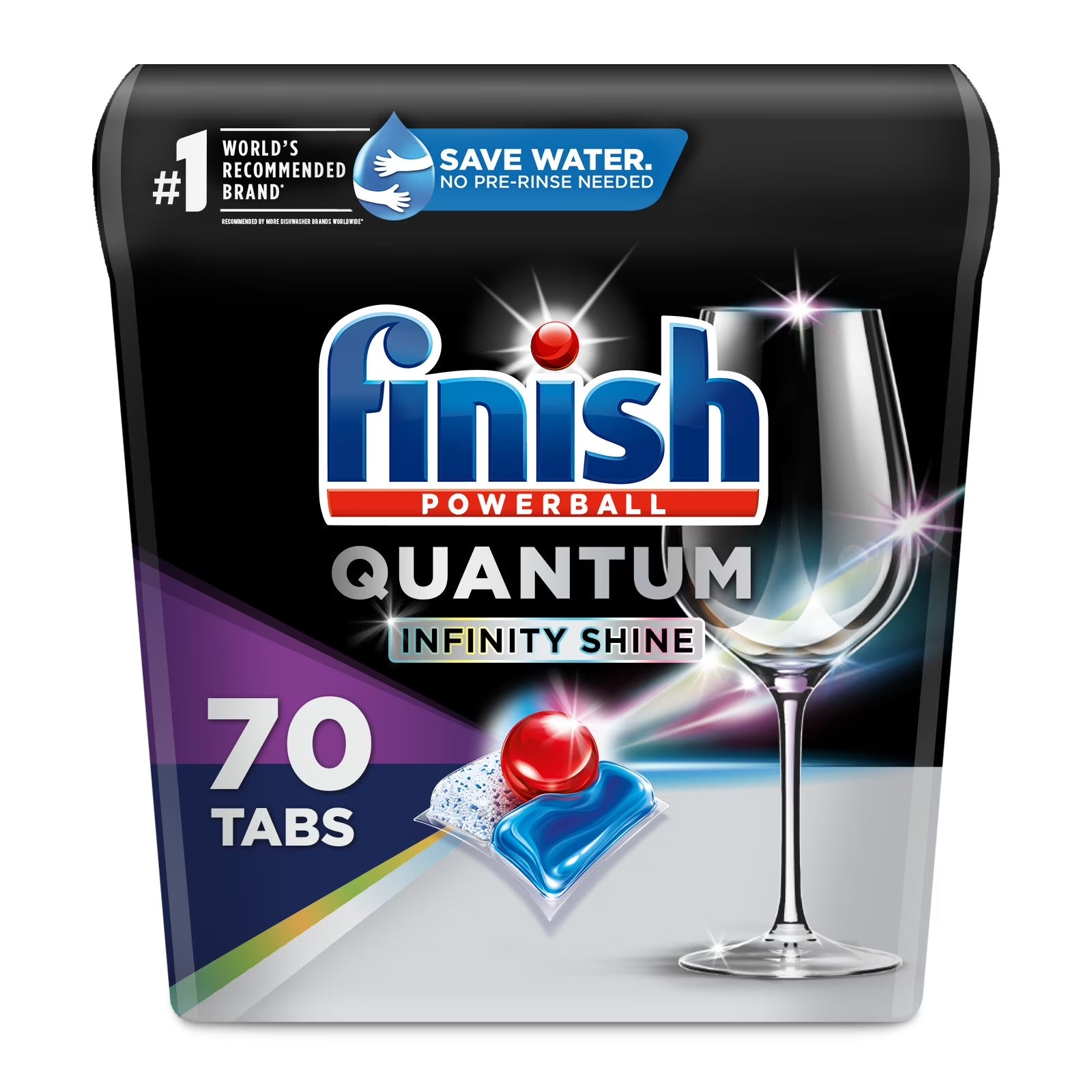 Quantum Infinity Shine 70Ct, Dishwasher Detergent Tabs