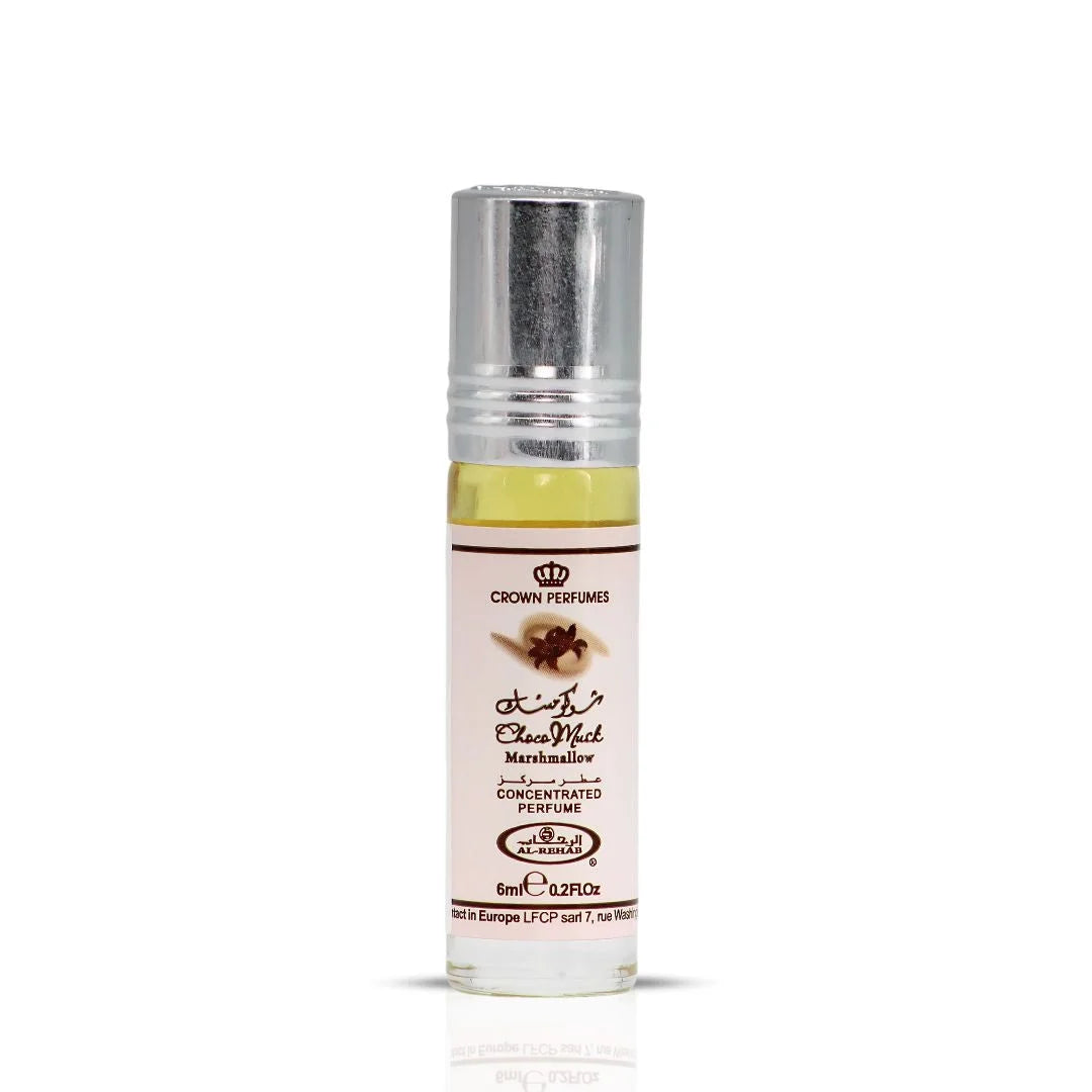Choco Musk Marshmallow Perfume Oil CPO 6ML (0.2 OZ) by | Strawberry Stuffed Marshmallows, Dusted with Cocoa Kisses