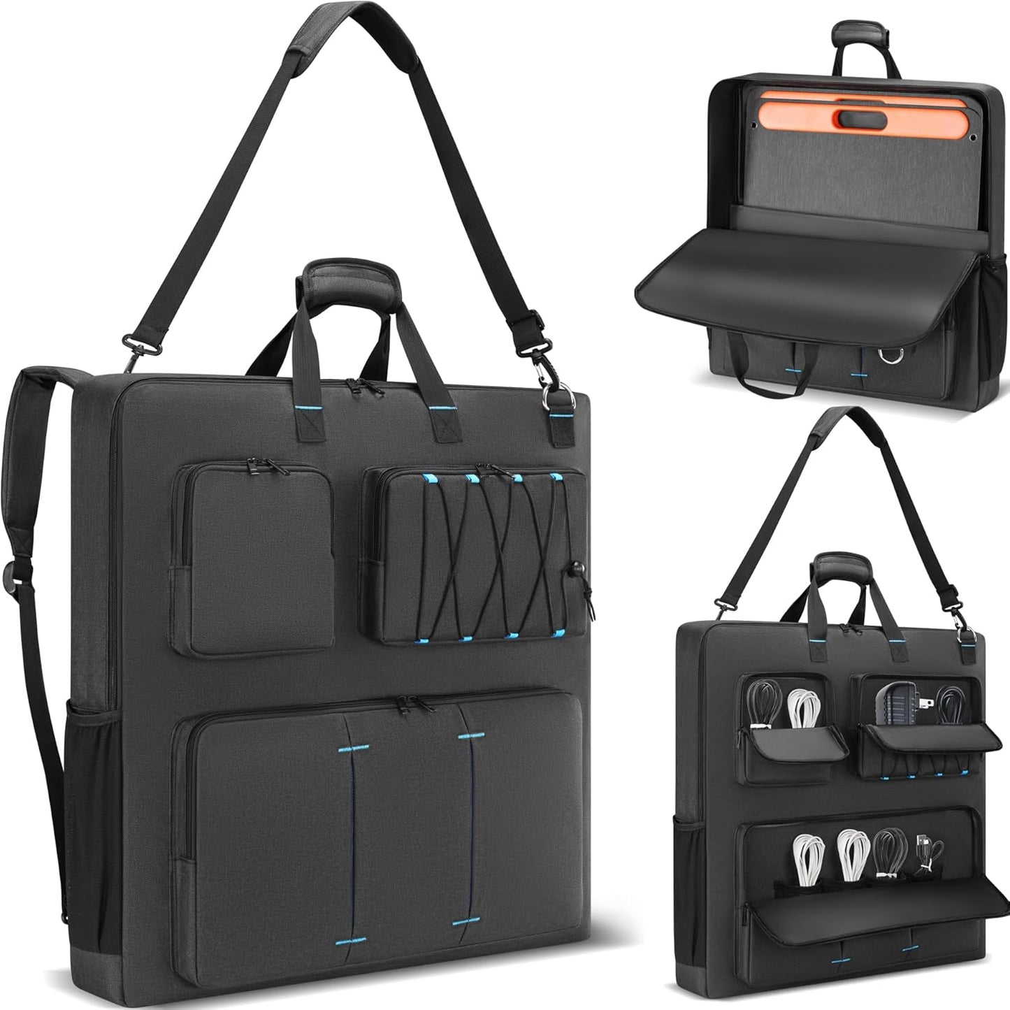 Travel Carrying Case Compatible with Jackery& BLUETTI& Anker 100W 200W and GRECE