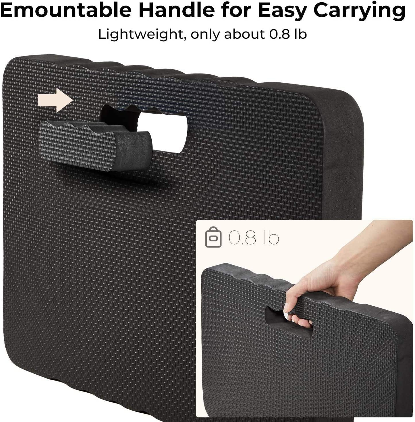 Premium Thick Kneeling Pad,  2-Pack Large Comfortable Gardening Knee Mat with 2 Different Surfaces, Extra Thick Knee Cushion Kneeler for Gardening Work Baby Praying, Gifts for Women Men Seniors