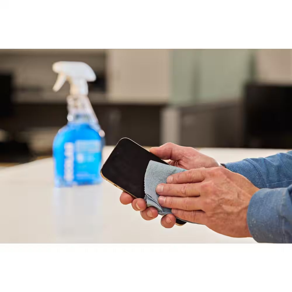 32 Oz. Ammonia-Free Pro Glass Cleaner and Multi-Surface Cleaner Spray Bottle for Windows and Mirrors