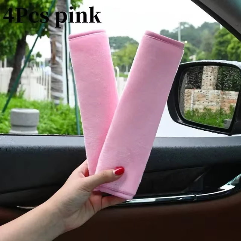 Universal Car Safety Belt Cover Adjustable Seat Belt Cover Shoulder Strap Covers Car Shoulder Protector Pad Auto Accessories
