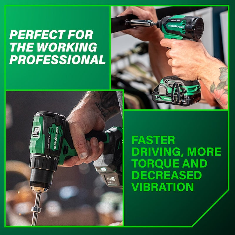 Multivolt 18-Volt 2-Tool Brushless Power Tool Combo Kit with Soft Case (2-Batteries Included and Charger Included)