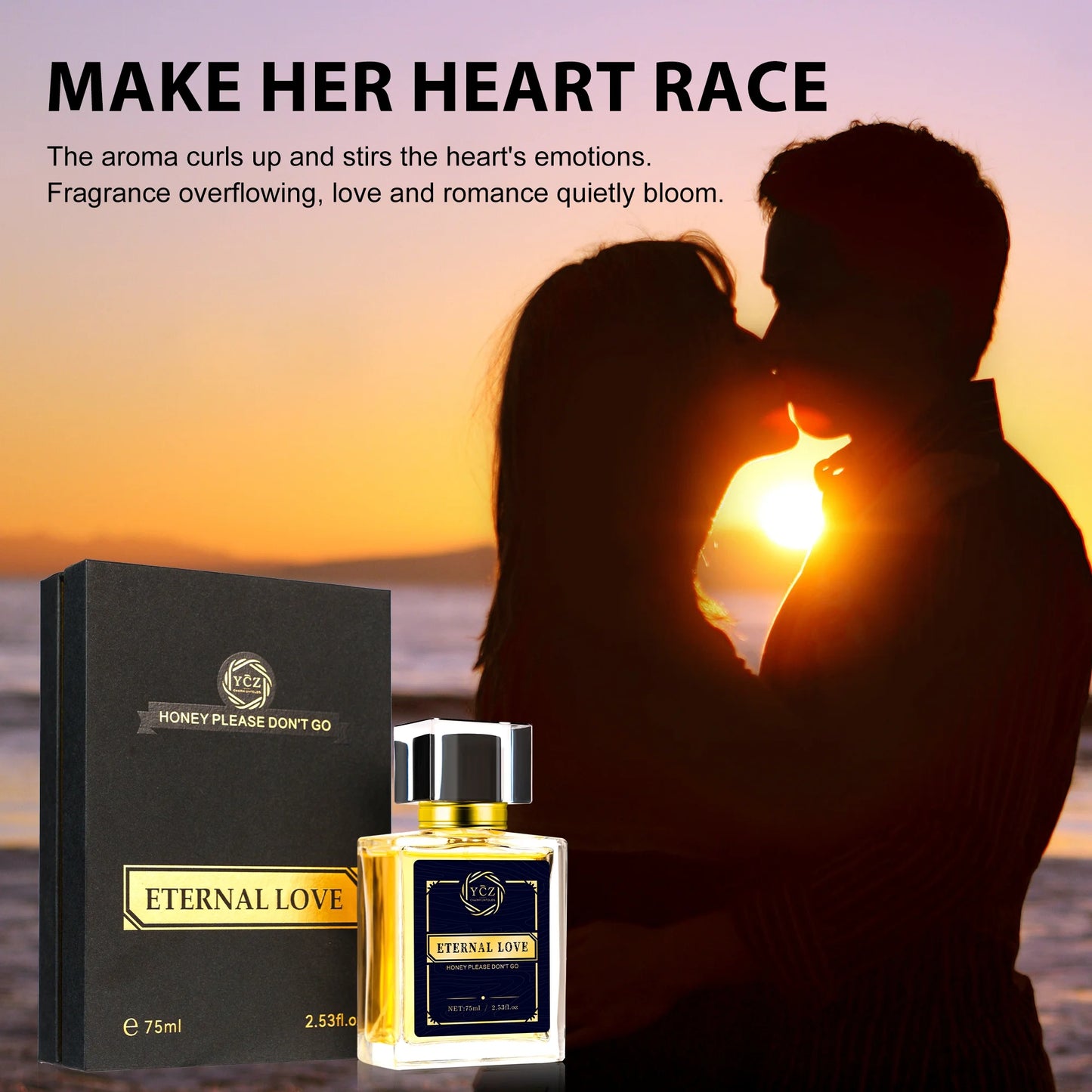 Carnival Perfume Men - Eternal Love Perfume 2.6Oz(75Ml). Carnival Cologne for Men. Spicy Wood Lasting Vanilla Fragrance-Ideal Men Perfumes for Special Occasions Daily Elegance