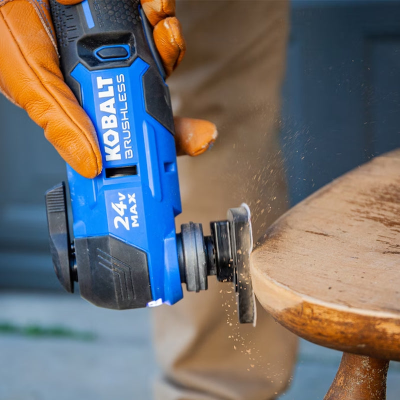 24-Volt Cordless Brushless Variable Speed 17 -Piece Oscillating Multi-Tool with Soft Case