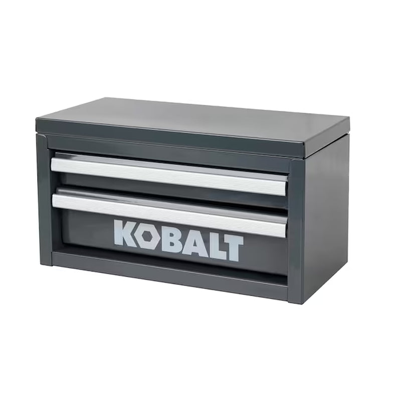 Portable Mini Toolbox 10.83-In W X 5.91-In H X 5.91-In D 2 -Drawer Teal Steel Tool Box