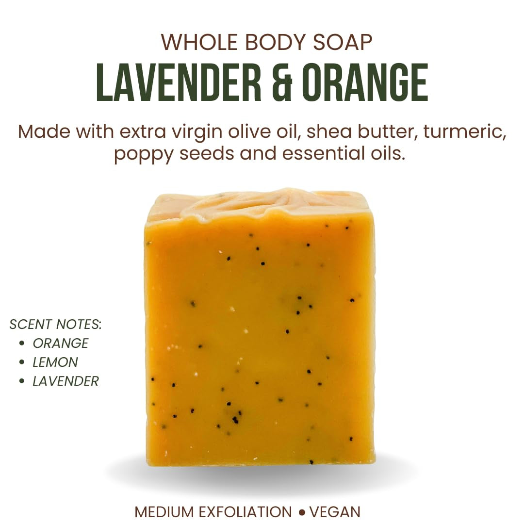 Daily Essentials - Natural Handmade Soap Bar Scented with Pure Essential Oils - 5Oz
