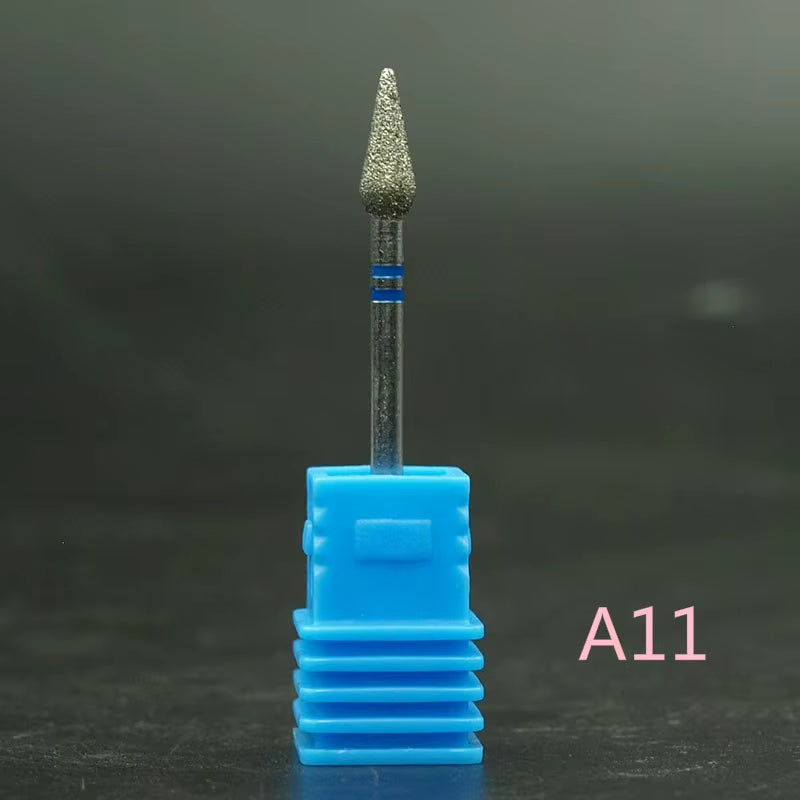 Easynail 3/32" Diamond Nail Drill Milling Nail Cutter Electric Nail Drill Bit for Manicure Drill Bits Accessories Nail Drill
