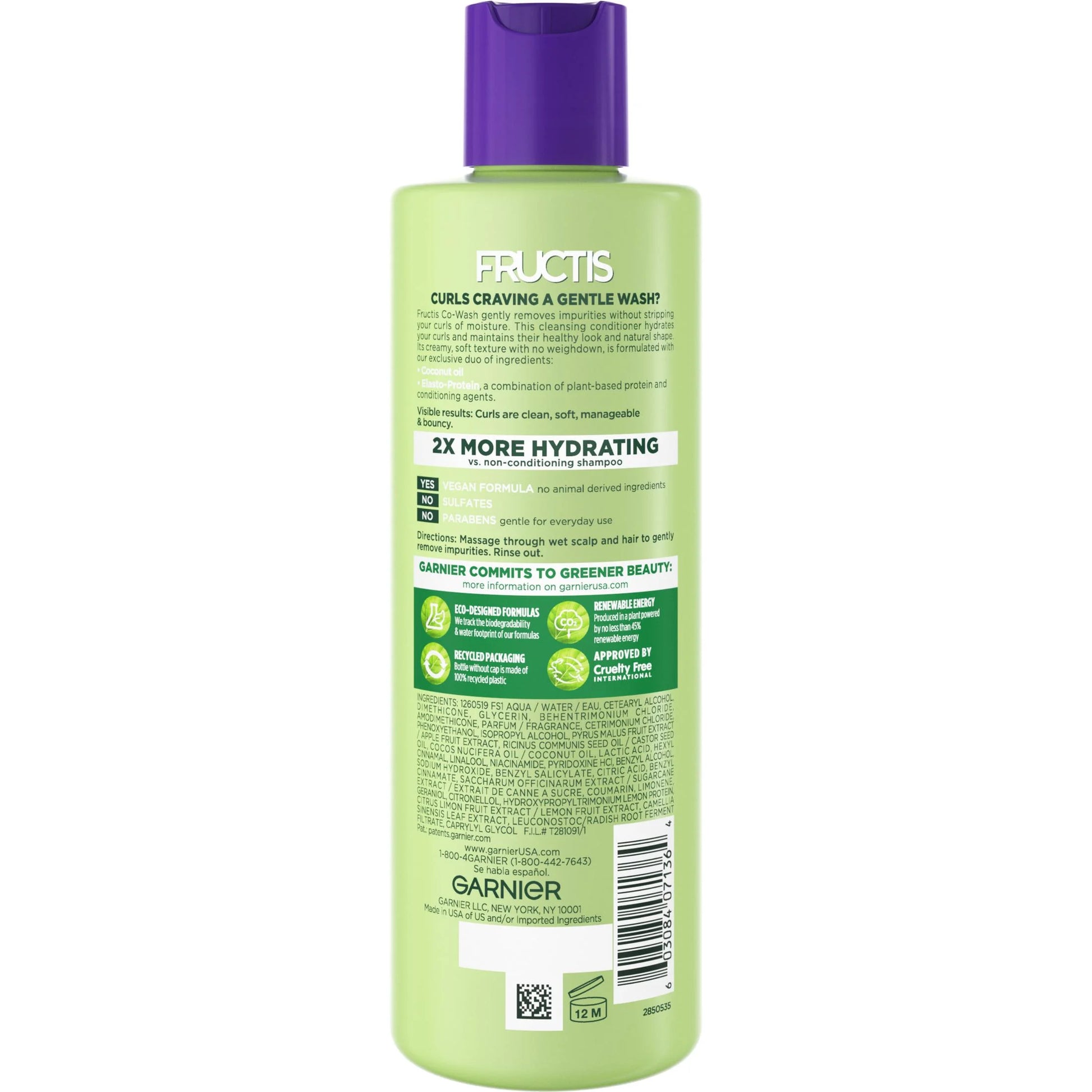 Fructis Sulfate Free Conditioner with Coconut Oil, 12.1 Fl Oz