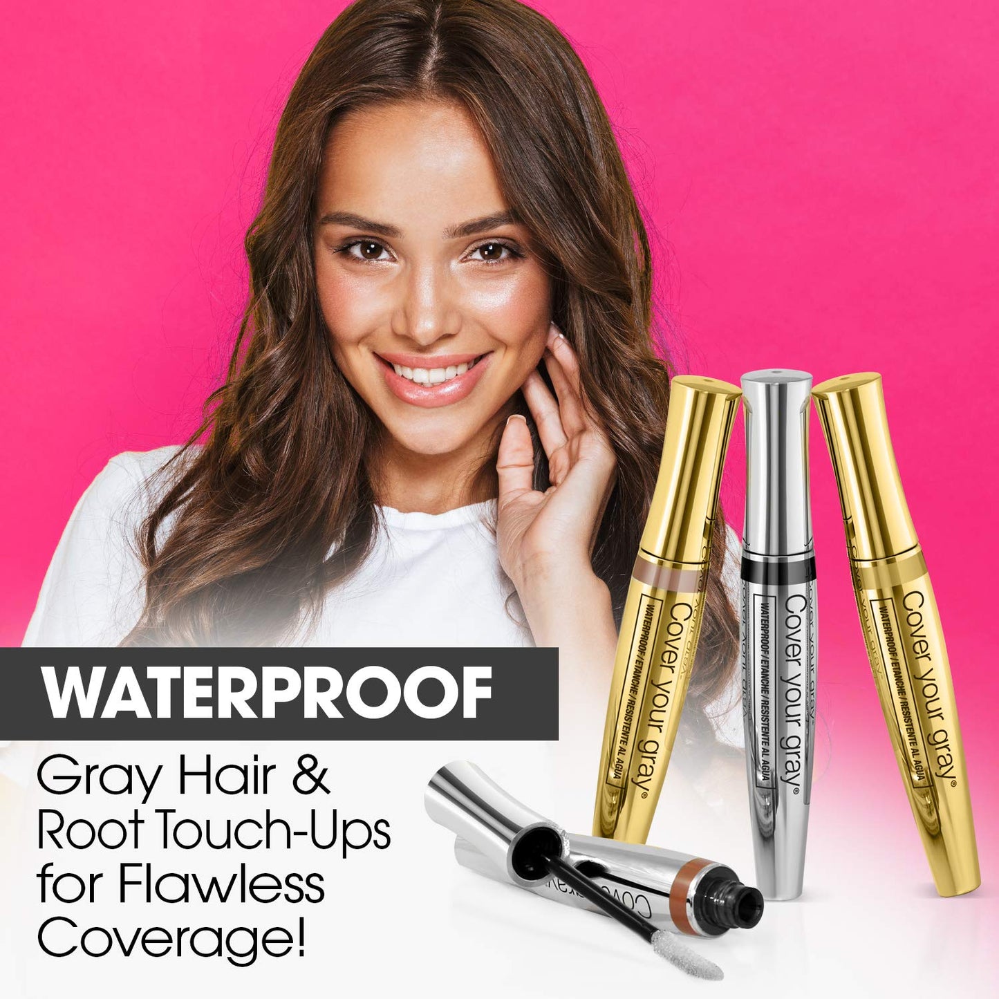 Cover Your Gray Hair Color Touch-Up Stick - Black (2-Pack)