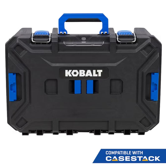 CASESTACK 21.25-In W X 7-In H X 14-In D Black Plastic Tool Box