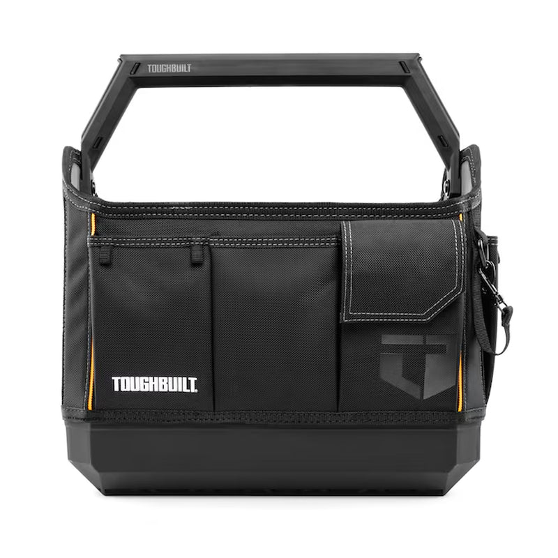 STACKTECH Black Polyester 18-In W X 12-In D X 14.8-In L Tool Tote