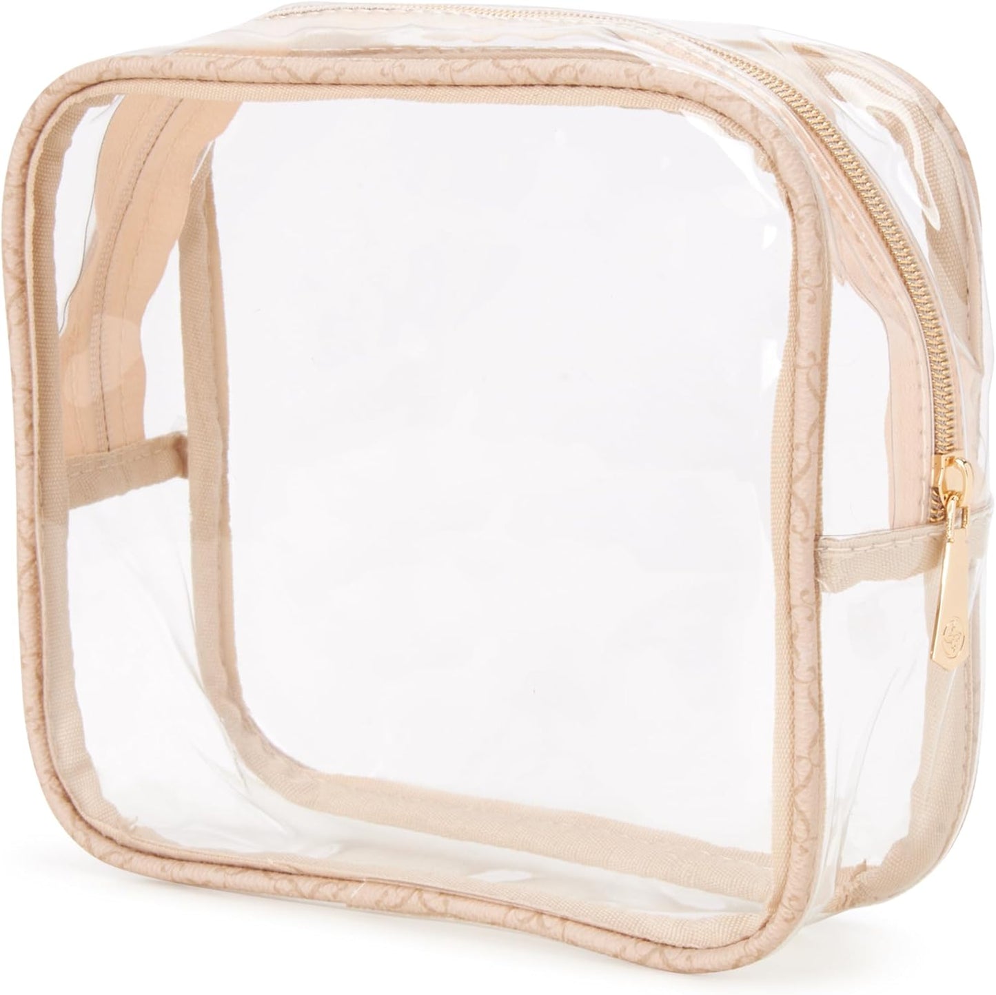 Women'S Toiletries Bag - Travel Makeup and Toiletries Hanging Organizer Set - Makeup Organizer Hanging Case Set, Beige