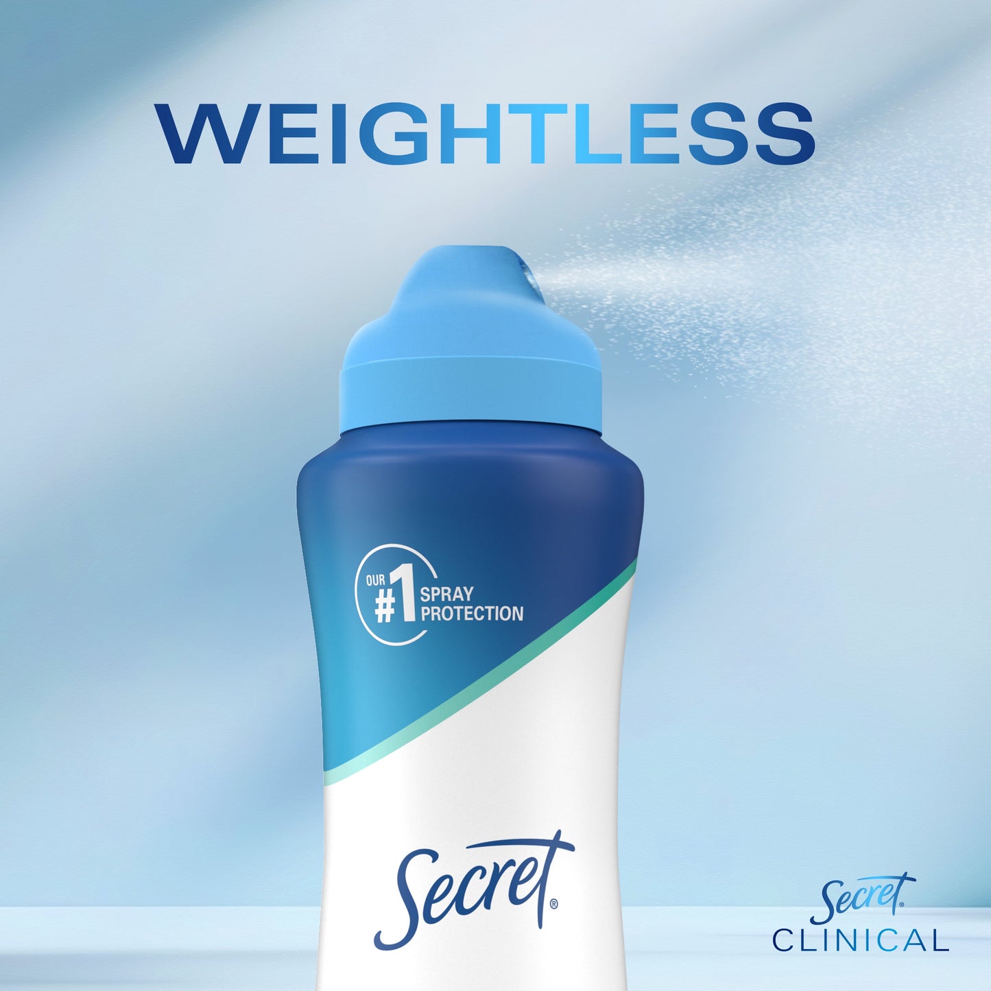 Clinical Strength Dry Spray Antiperspirant & Deodorant for Women, Light & Fresh Scent, 3.8Oz
