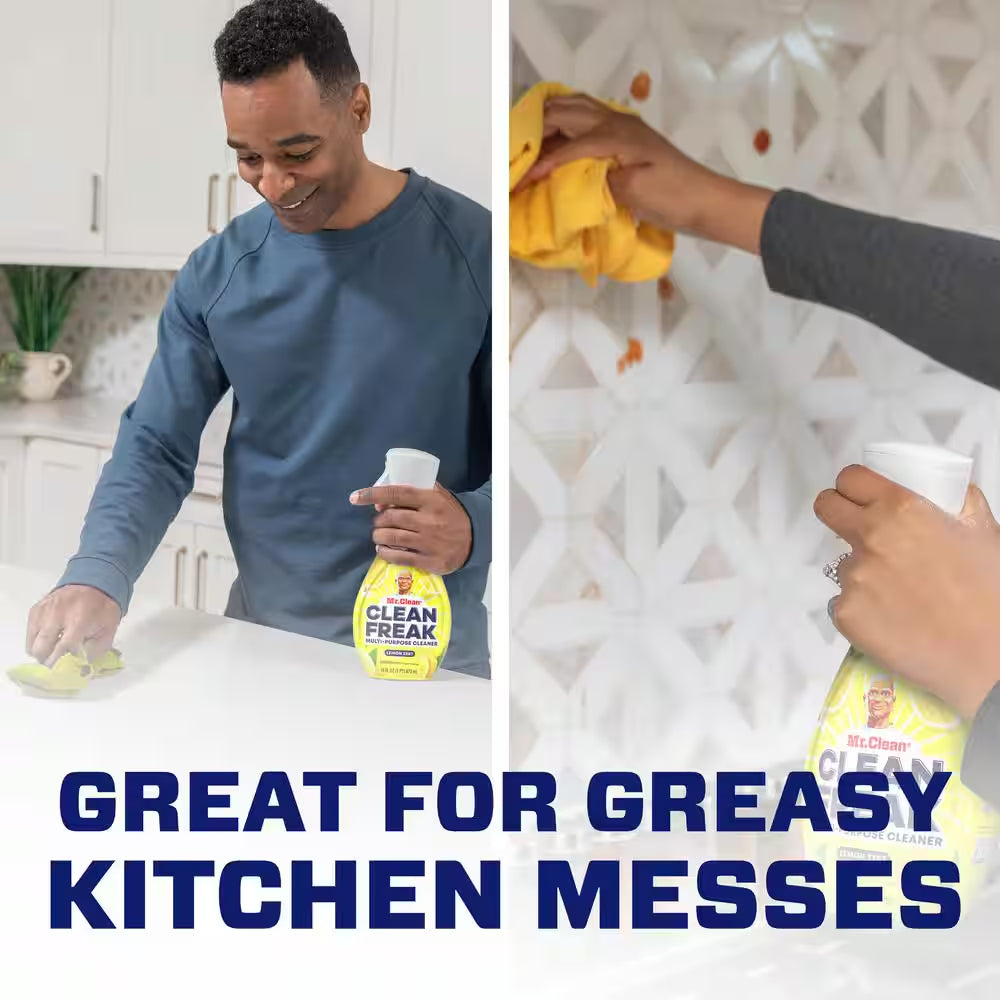 16 Oz. Lemon Zest Scent Clean Freak Deep Cleaning Mist Starter Kit All-Purpose Cleaner Spray (2-Pack)