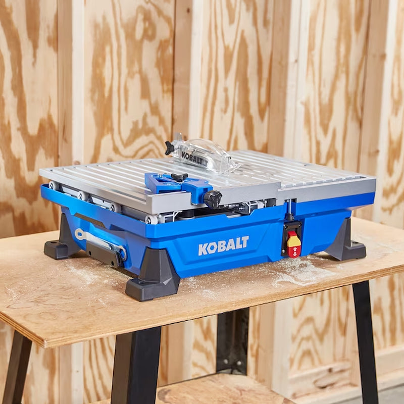 6 -Amp 7.0-In -Blade Wet Tabletop Sliding Table Tile Saw