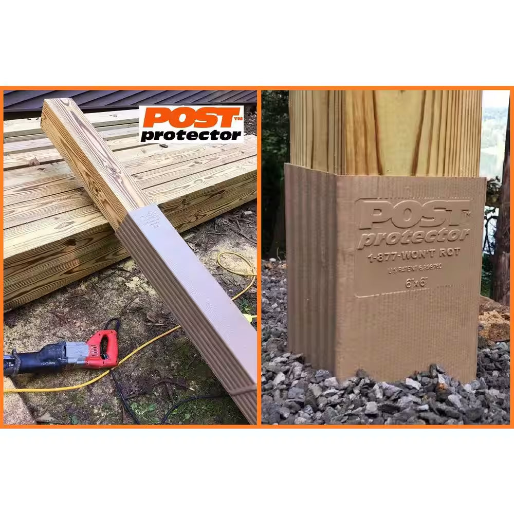 4 In. X 4 In. X 42 In. In-Ground Fence Post Decay Protection