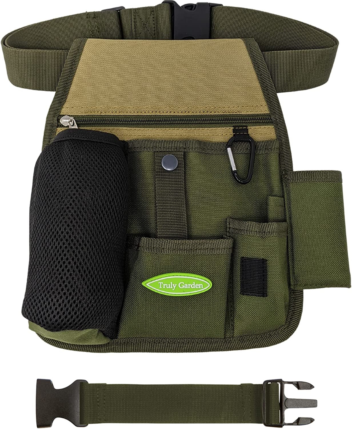 Garden Tool Belt Green-Tan XL