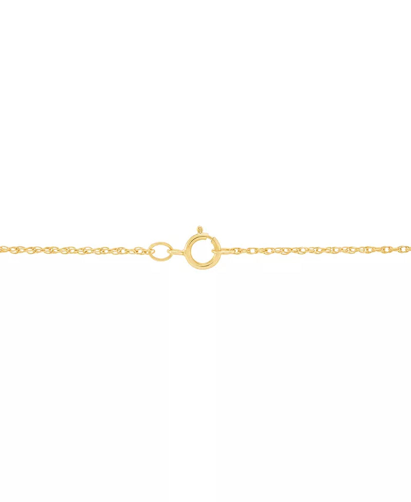 2-Pc. Set Cultured Freshwater Pearl (8 & 9Mm) & Diamond Accent Halo Pendant Necklace & Matching Stud Earrings in 14K Gold-Plated Sterling Silver