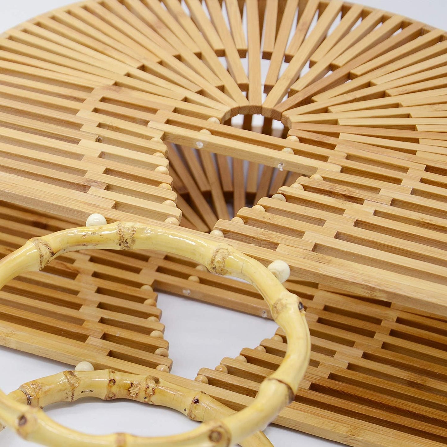 Womens Bamboo Handbags Handmade Purses Tote Bag