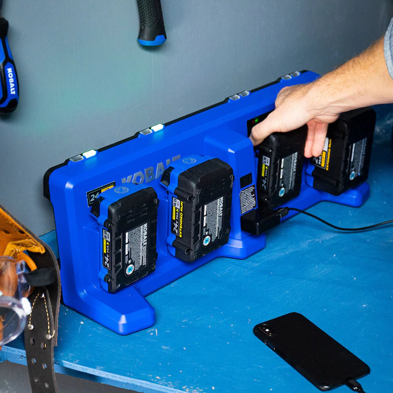 24 -Volt Lithium-Ion ( Battery Charger Station )
