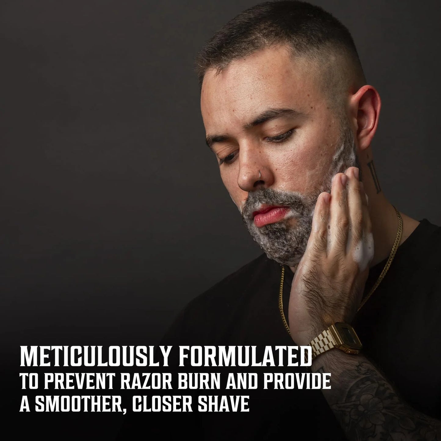 Shaving Soap for Men - Shave Soap for Use with Shaving Brush and Bowl for Smoothest Wet Shave, Shaving Soap Puck - 4 Pack Variety, Each Pack 2.5Oz (Vanilla, Bergamot, Tobacco, Oud)