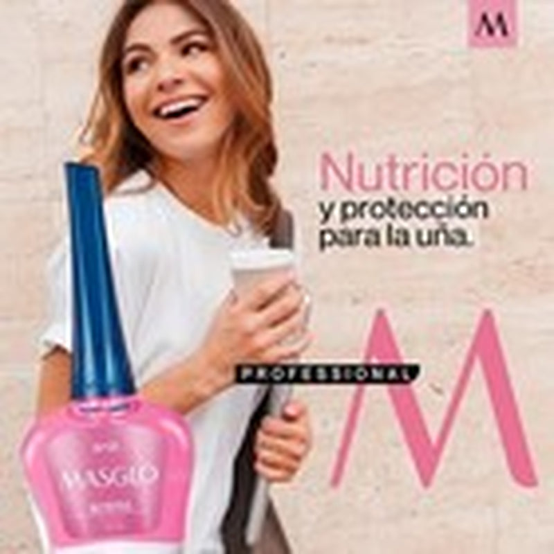 Masglo Tradicional Nail Polish Base Coat Top Coat Salon Quality 13 Fl Oz