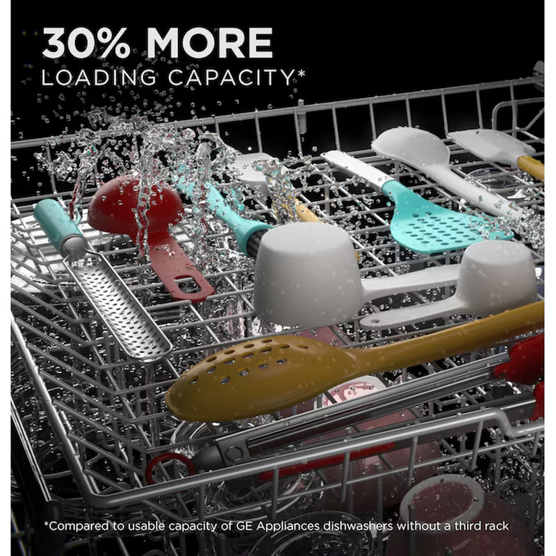 24-In Top Control Built-In Dishwasher ( White ) with Third Rack, Dry Boost , 50-Decibel