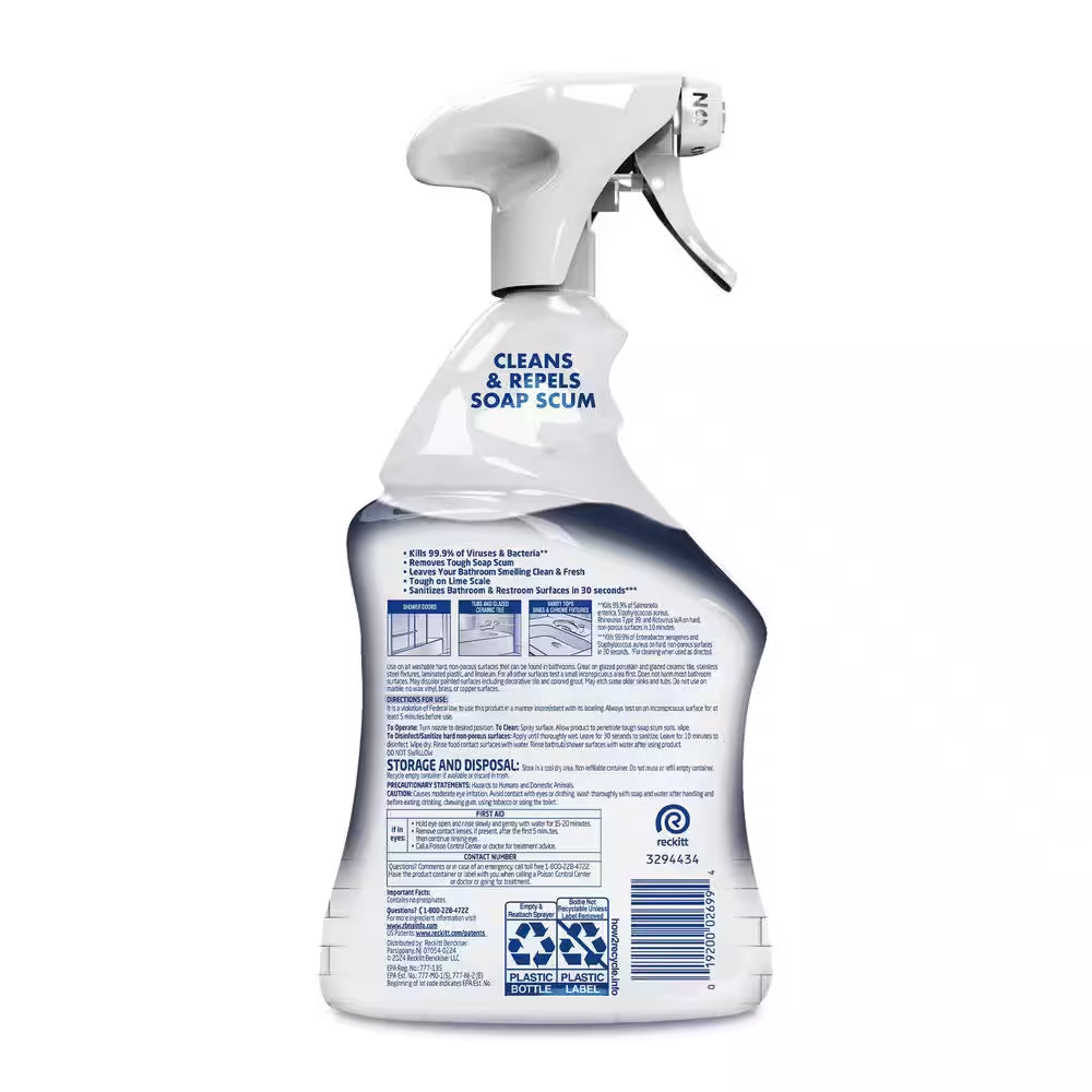 32 Oz. Power Bathroom Foam Disinfecting Cleaner Spray