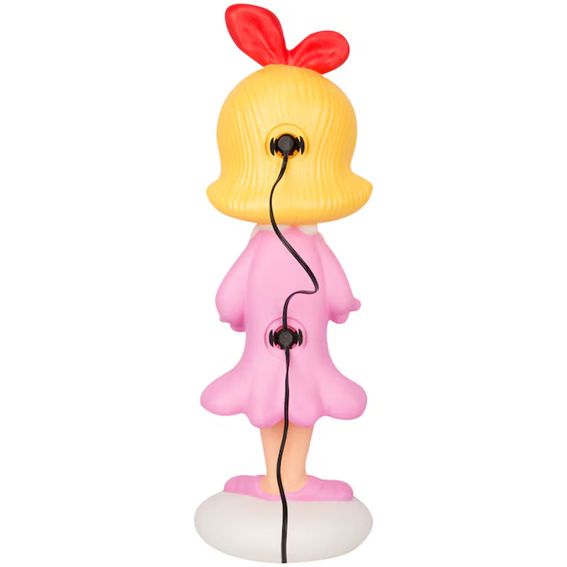 2-Ft LED Cindy Lou with Wreath Blow Mold Christmas Decoration