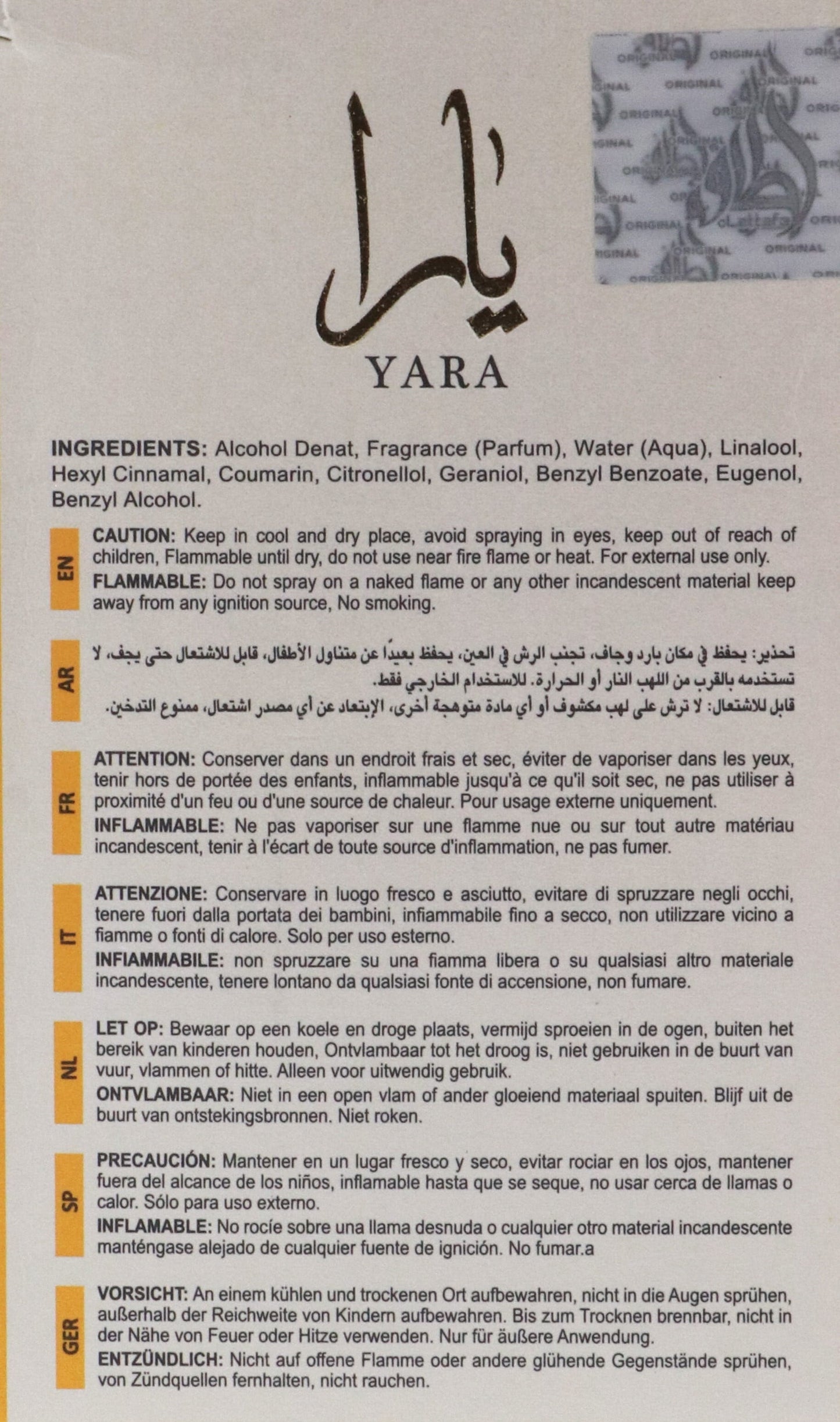 Yara Tous EDP-100 Ml( 3.4 Oz)By for Women-Women'S Mango and Floral Perfume