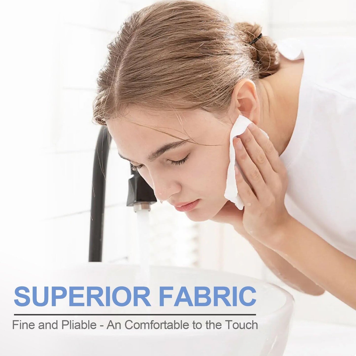 100 PCS Portable Compressed Towel Tablets, Disposable Travel Wet Towel, for H...